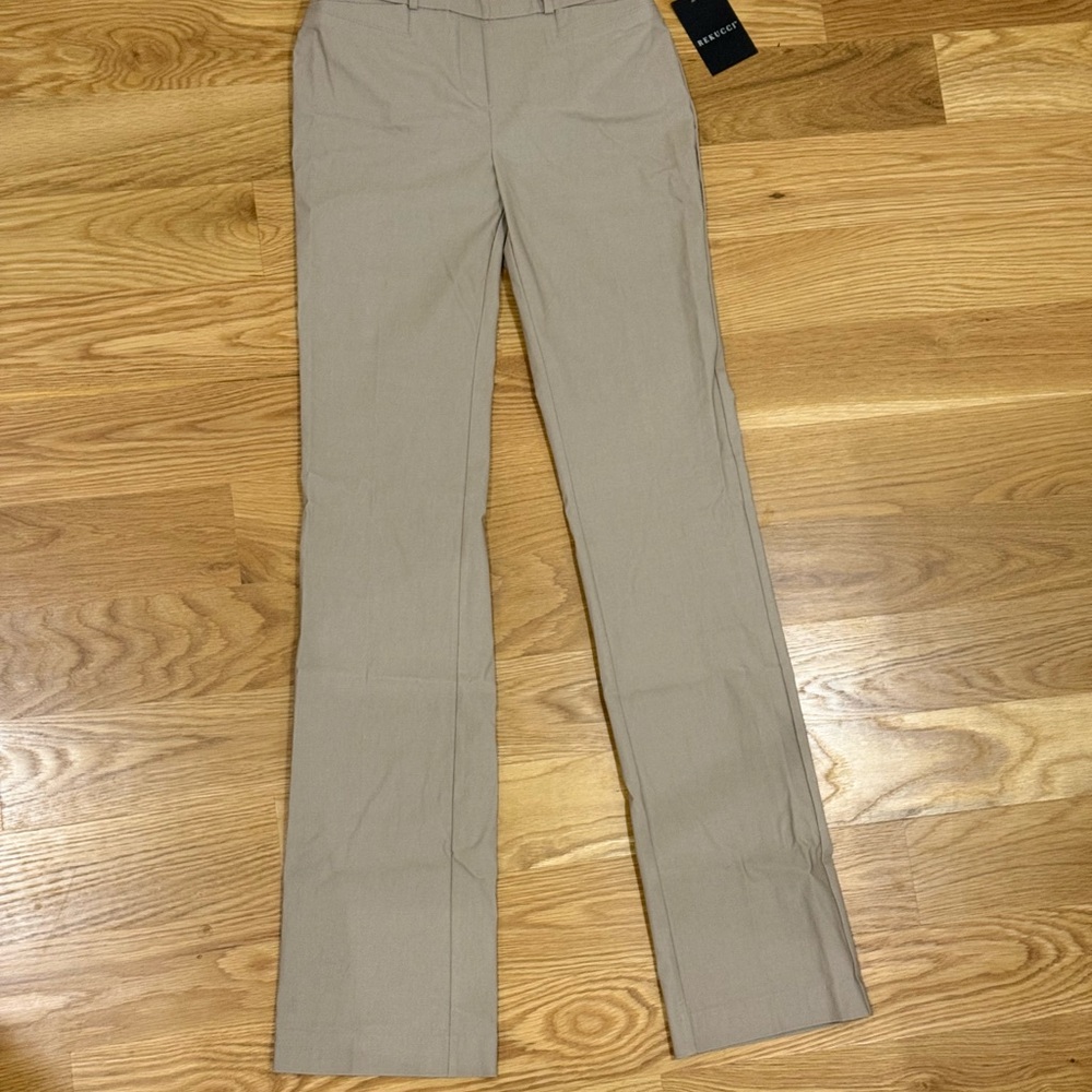Women's Straight Leg Tan Pants